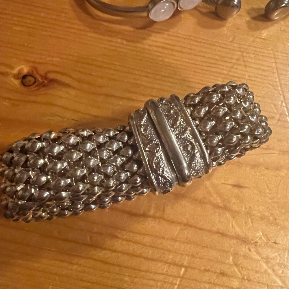 Source Unknown Silver Bracelet - image 1